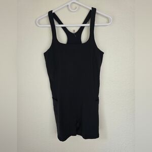 Free people movement never better runsie romper, Black, Size M